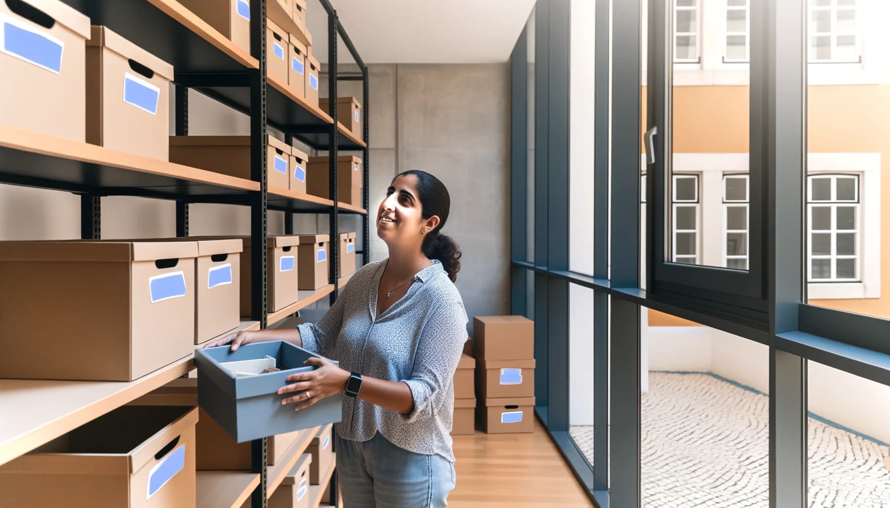 Illustratives Bild: Self Storage Lissabon: Umfassender Leitfaden für sichere Lagerung in der Stadt